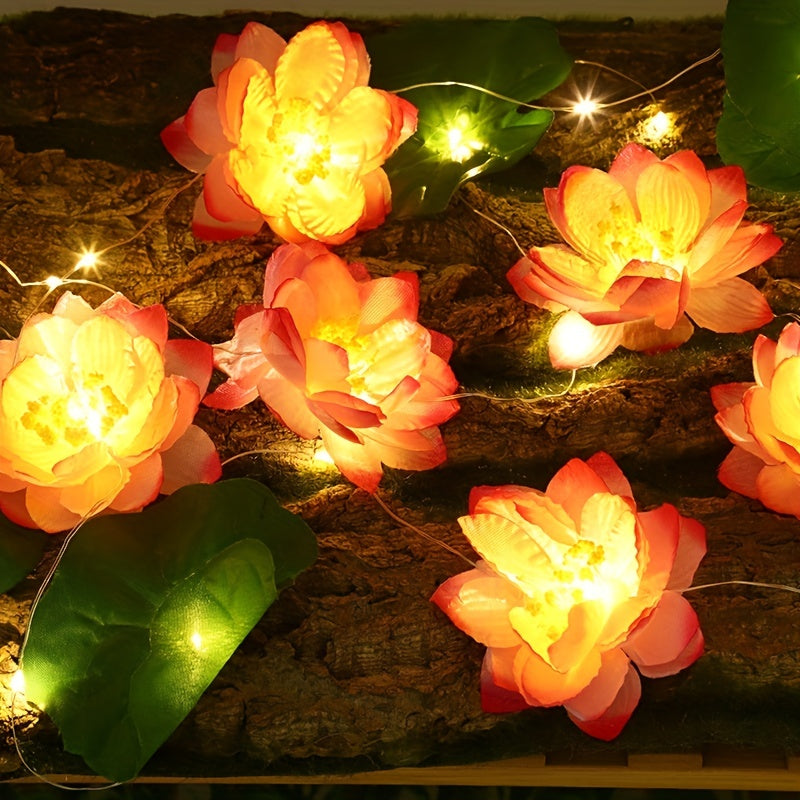 SolarLily - Solar Powered Lotus Decoration for Garden