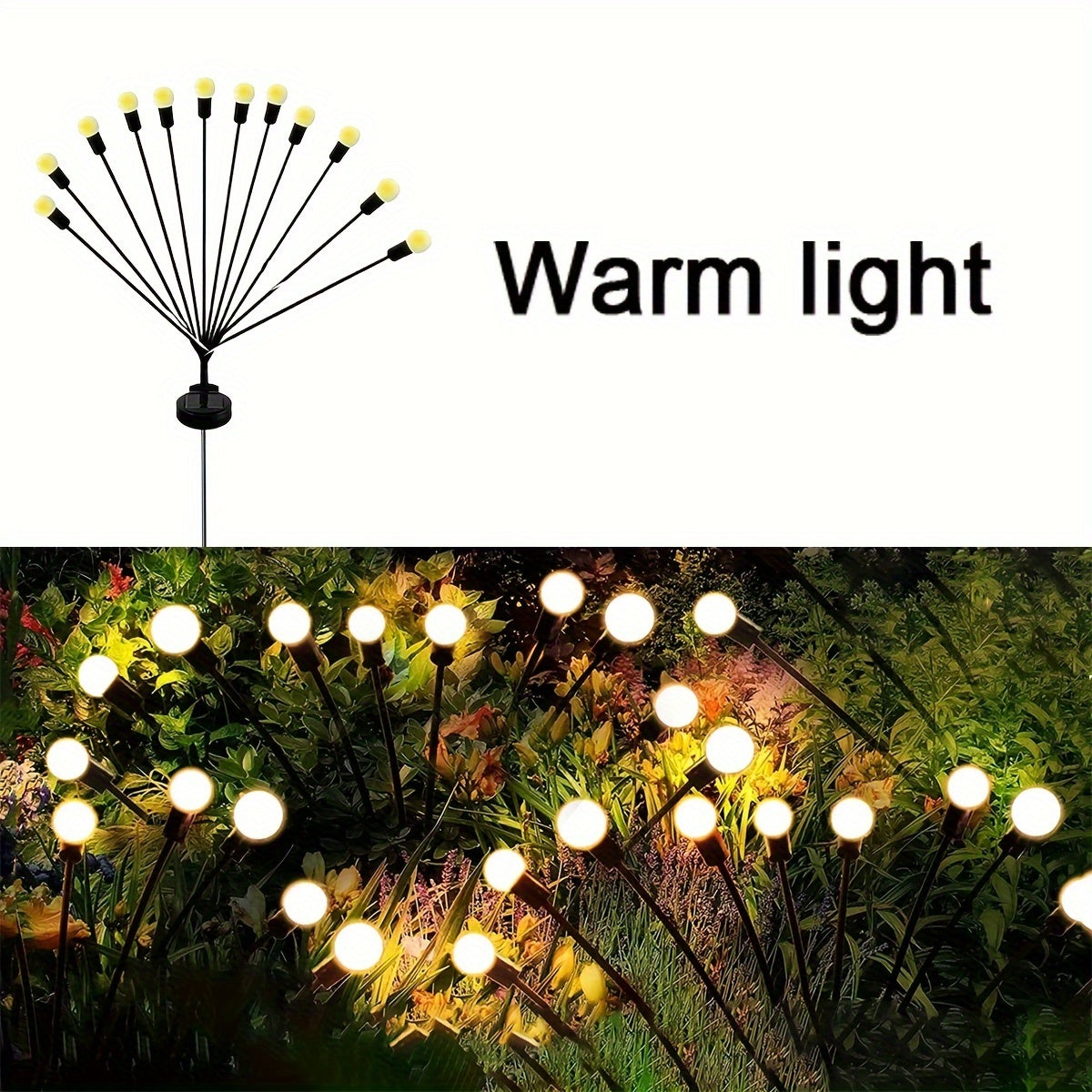 SolarFirefly Lights - Stylish LED Outdoor Garden Decoration