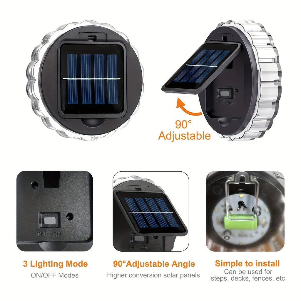 SolarGlow Lights – Set of 4 Solar-Powered LED Outdoor Lights