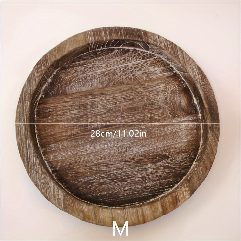 RusticBowl - Wooden Decorative Bowl for Atmospheric Moments
