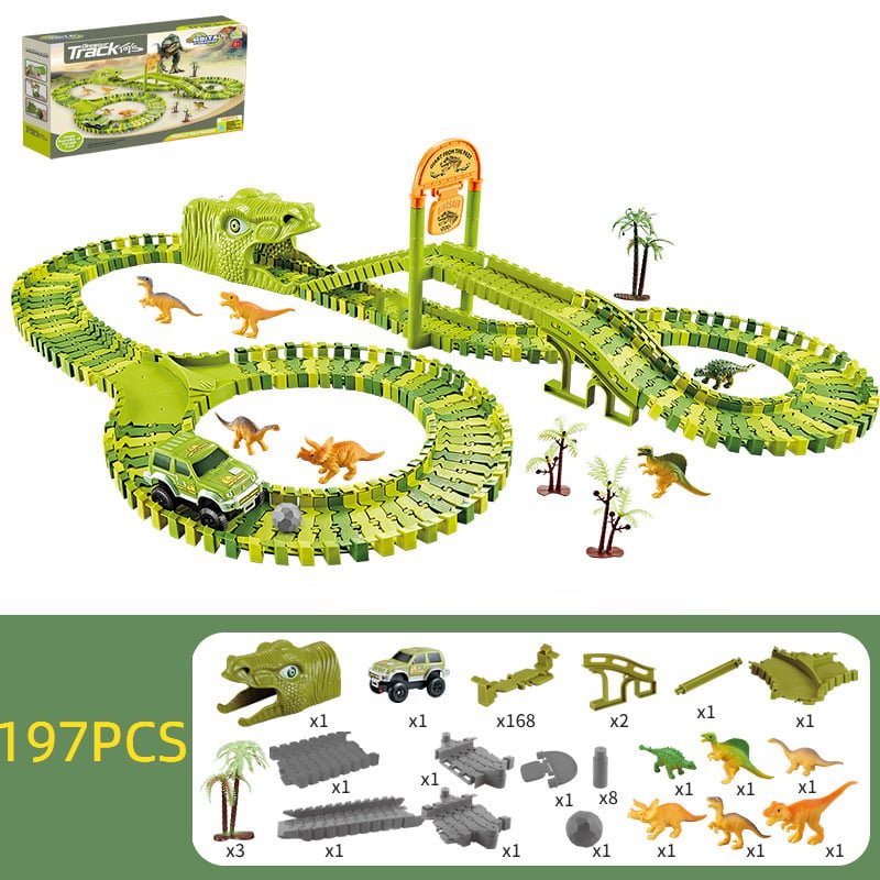 SpeedFlex Track – Flexible Racetrack with LED Vehicles