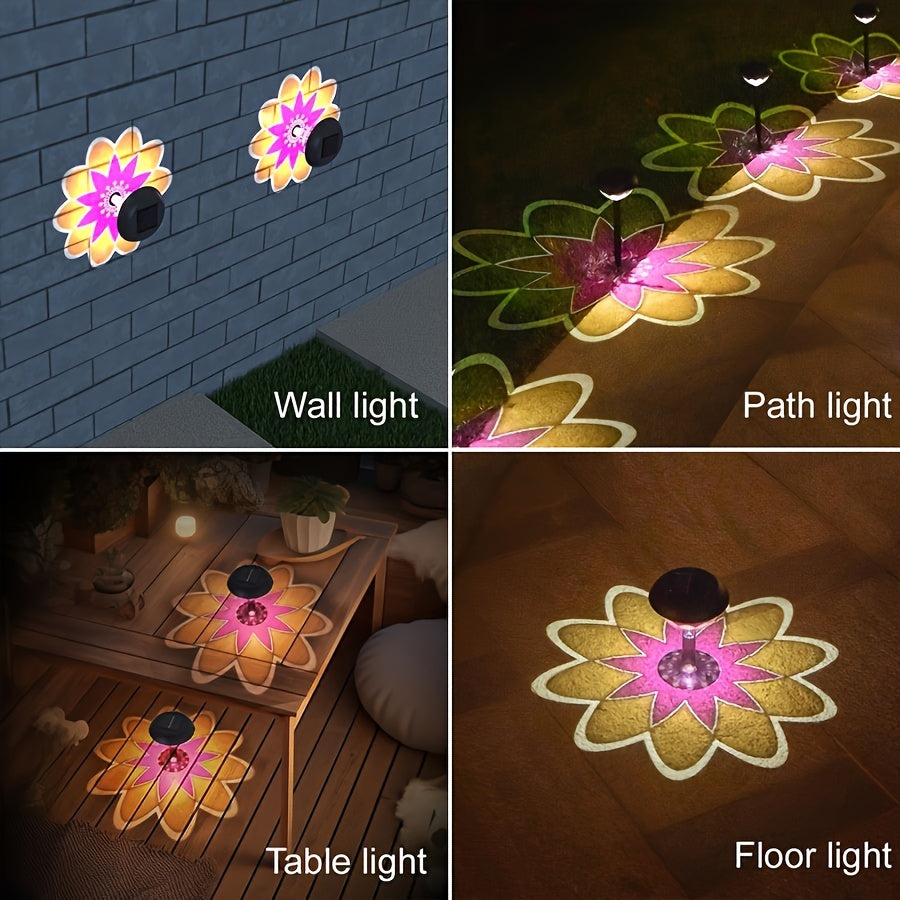 SolarBloom Light – Solar Table Lamp with Flower Glow