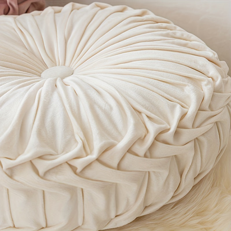 Velvet Pumpkin Cushion - Luxury Plush Cushion for Comfort