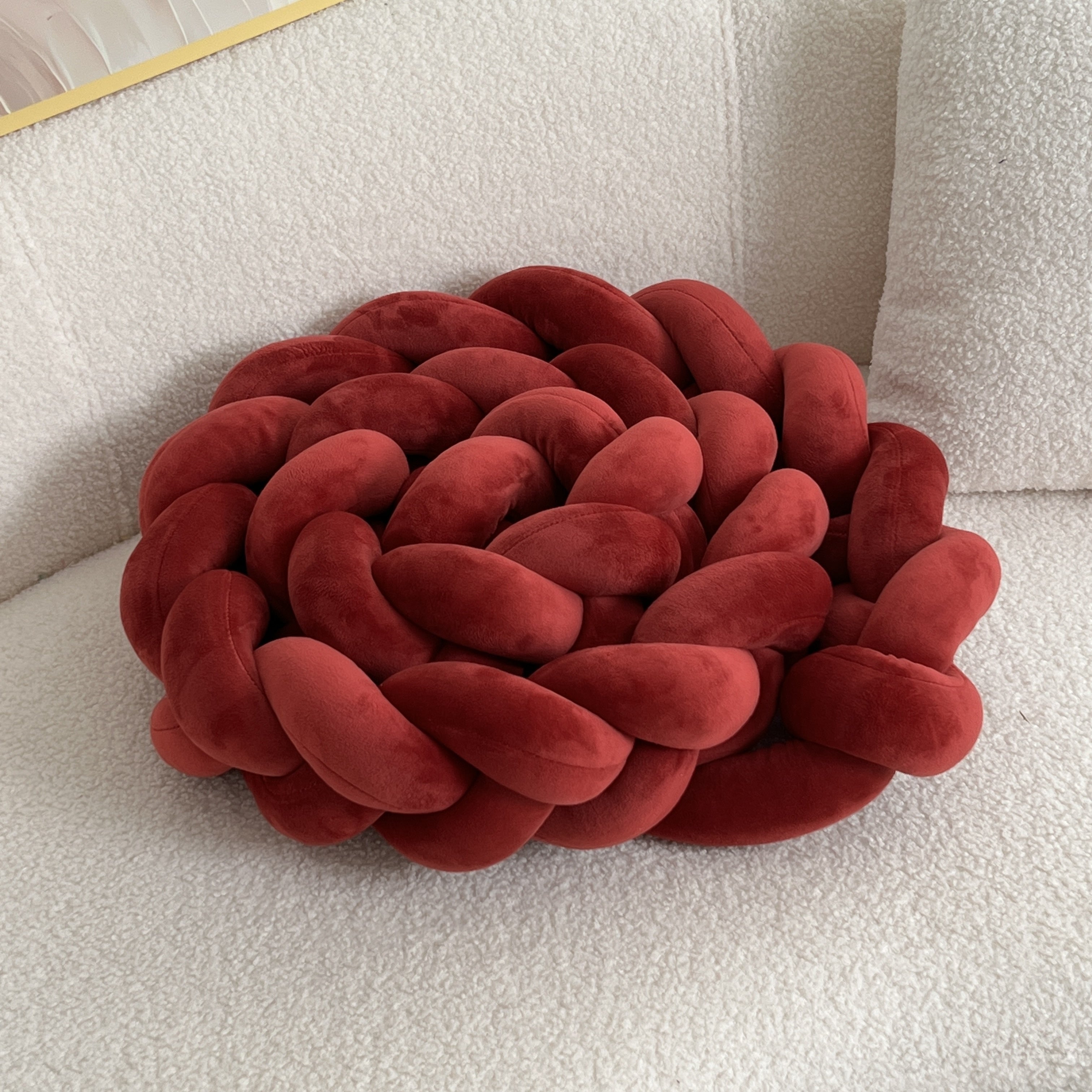 WaveCushion - Modern Washable Floor Cushion with Geometry