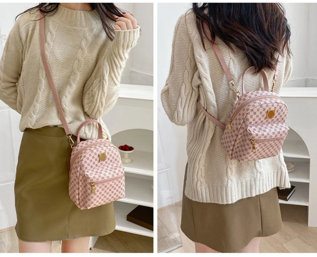 ChicCharm – Compact Fashion Backpack for Everyday