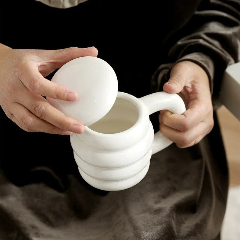 PorcelainTea - Elegante Handgemaakte Theekop
