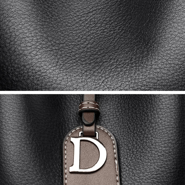 LuxeCarry - Elegant Leather Shoulder Bag with Ample Space