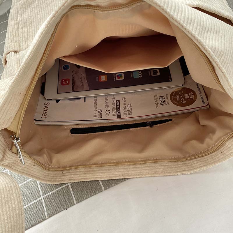 StyleLoom - Luxury Corduroy Shoulder Bag for Women