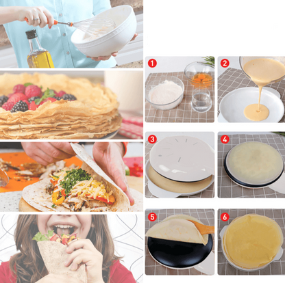 CrepeMaster - Electric Crepe Maker for Cooking