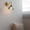 SfeerLuxe - Weathered Glass Wall Lamp Whiteh Swan Neck
