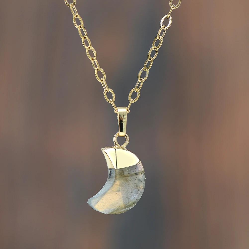 Moonstone Healing Necklace – Celestina Jewelry