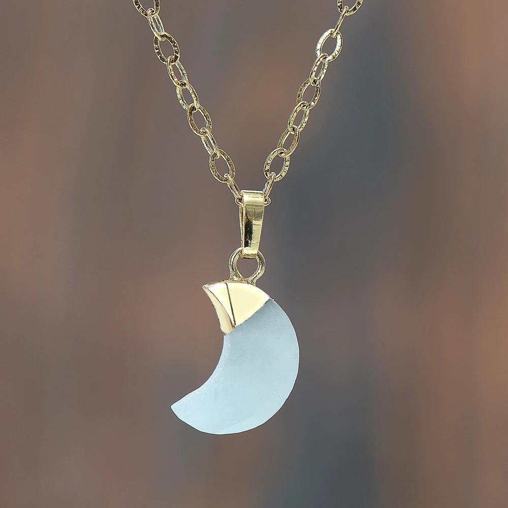 Moonstone Healing Necklace – Celestina Jewelry