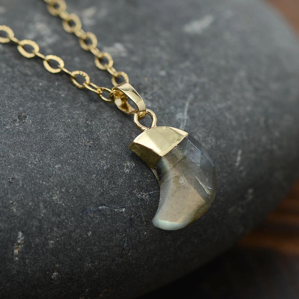 Moonstone Healing Necklace – Celestina Jewelry