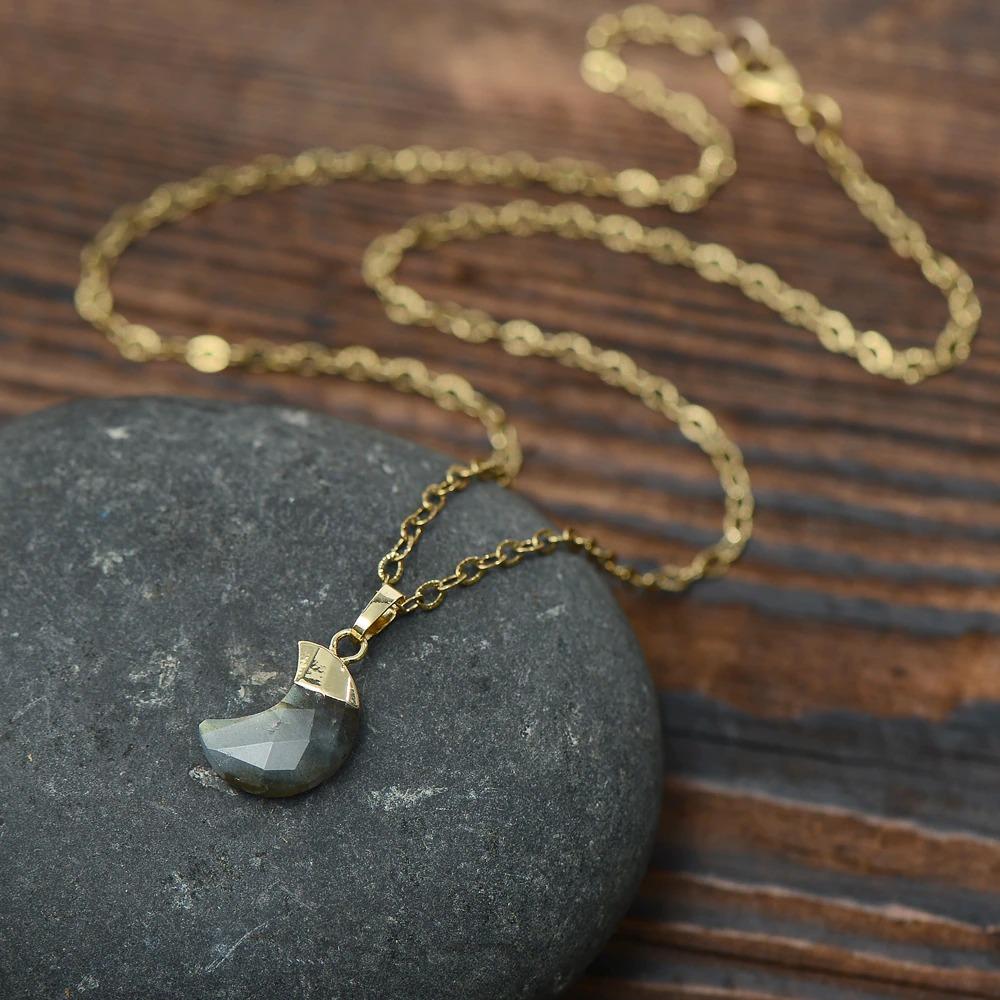 Moonstone Healing Necklace – Celestina Jewelry