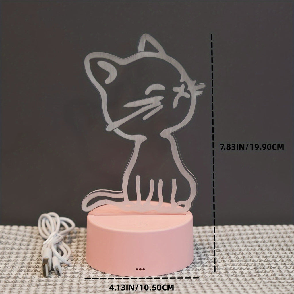 GlowPaw - 3D Touch Cat Night Light