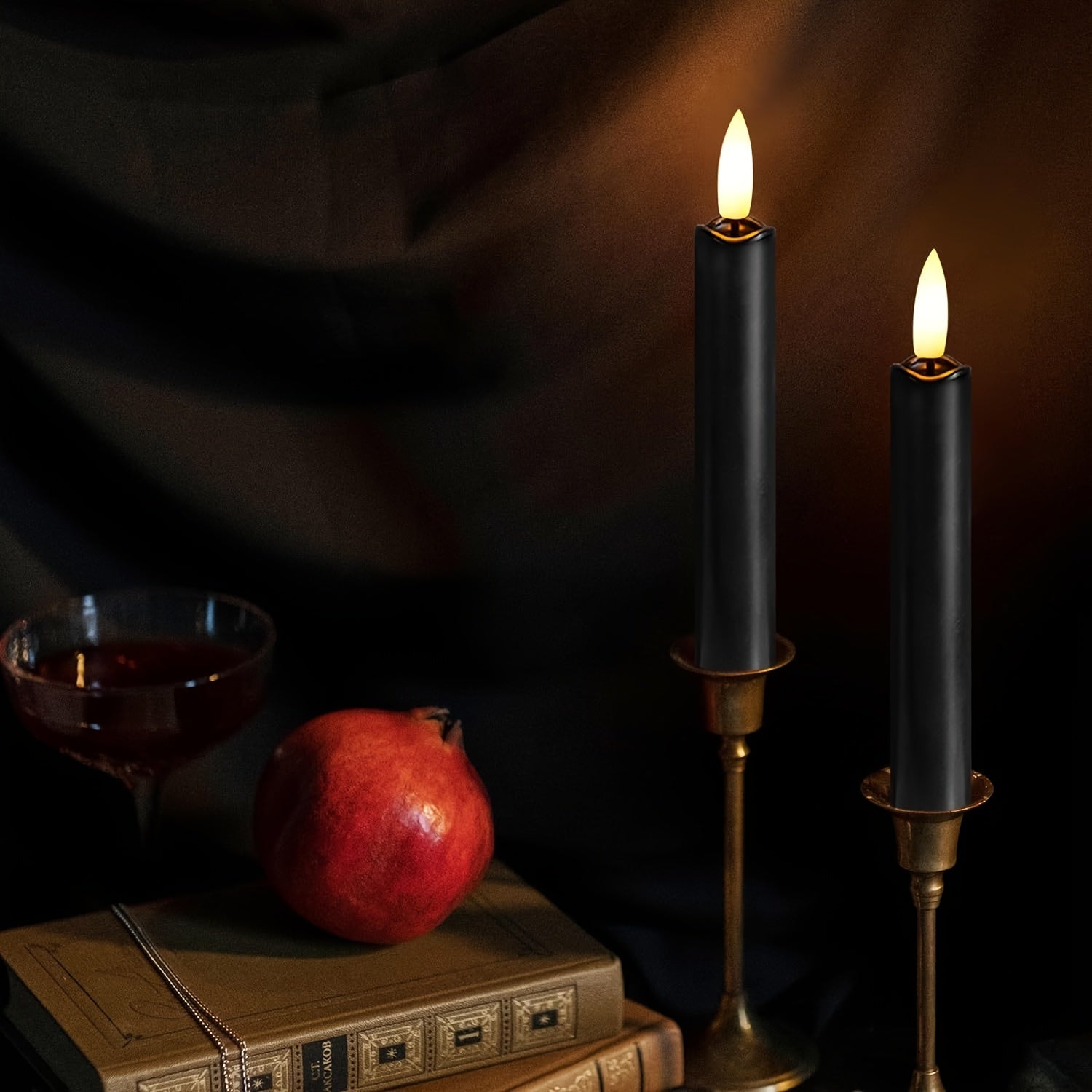 FlickerGlow - Realistic Flameless LED Candles with Remote Control