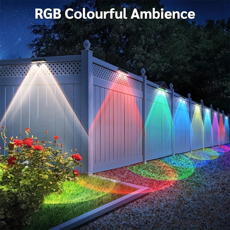 SolarShine Wall Lamp - Colorful Solar LED Outdoor Lighting