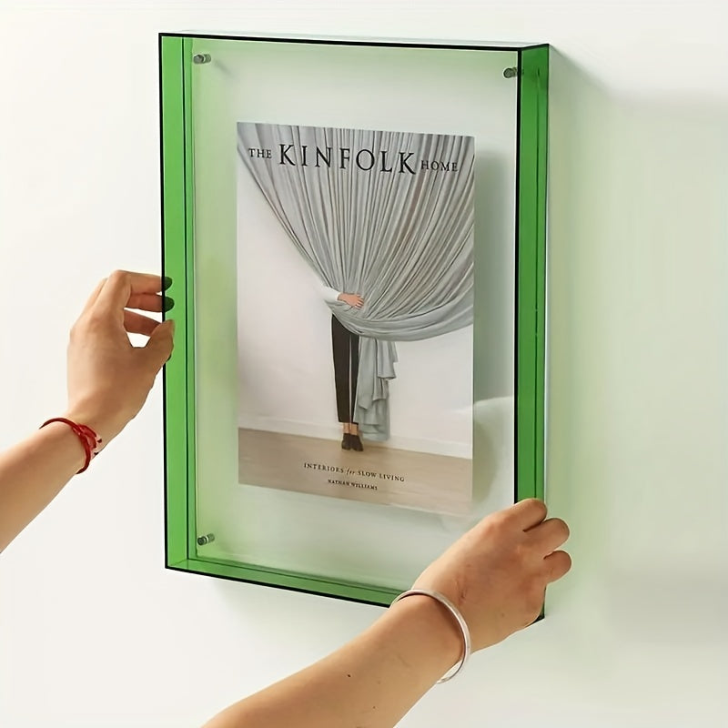 VividFrame – Colorful Transparent Photo Frame for Wall and Table