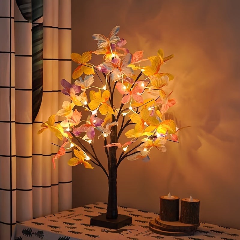 GlowBirch - Stylish LED Lamp with Birch Butterfly Motif