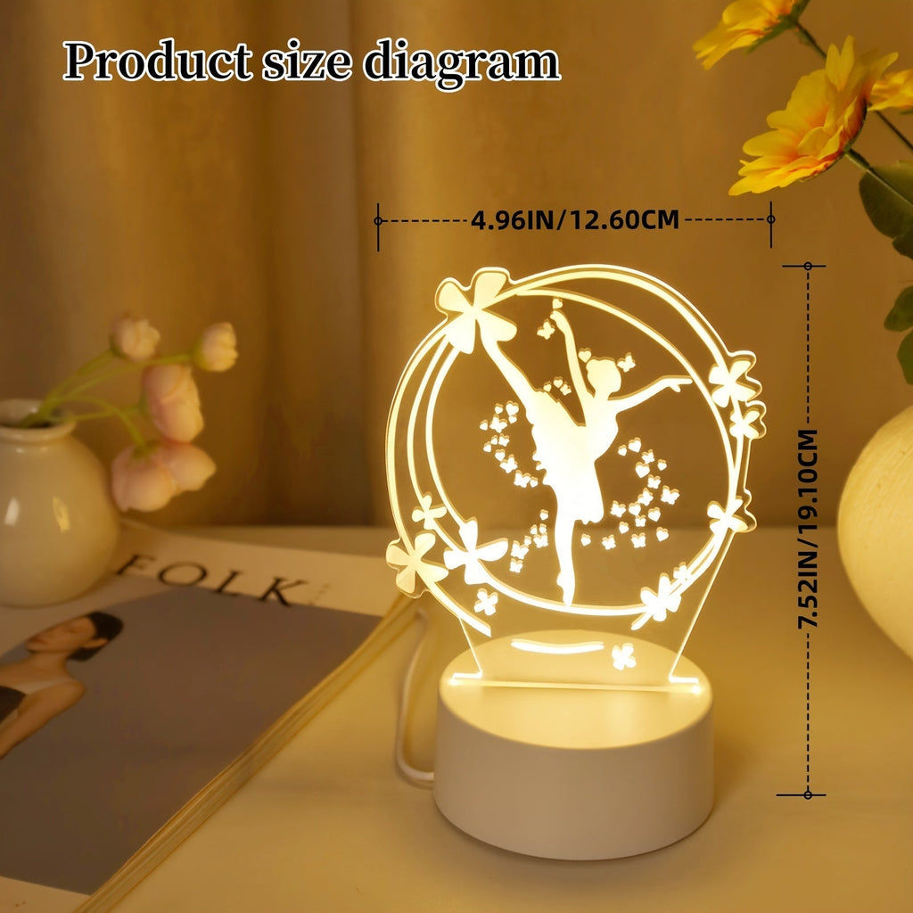 LumiDance – 3D LED Night Lamp Ballet