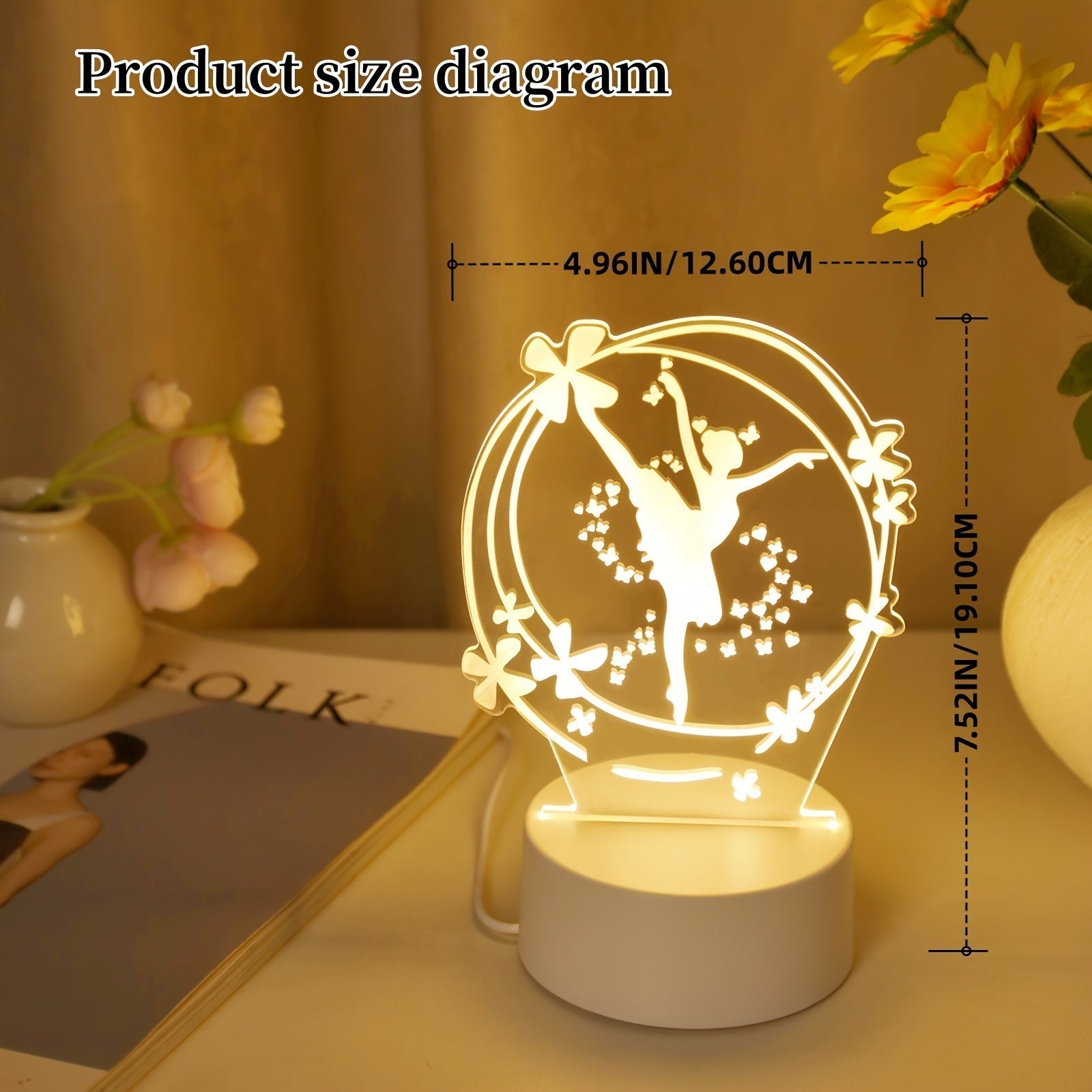 LumiDance – 3D LED Night Lamp Ballet
