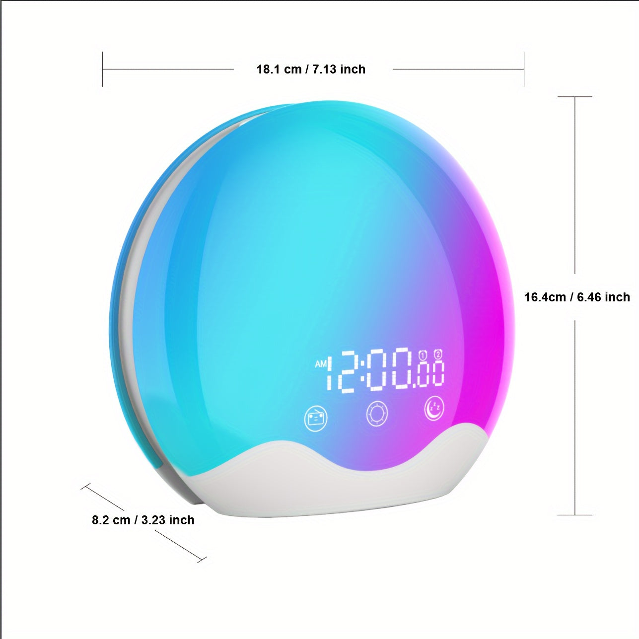 HaloLight - Luxury Sunrise Alarm Clock with Touch Function