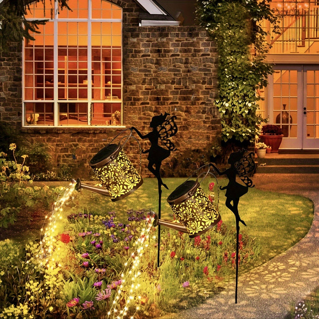 SolarSprinkle – Enchanting Solar Watering Can with Lights