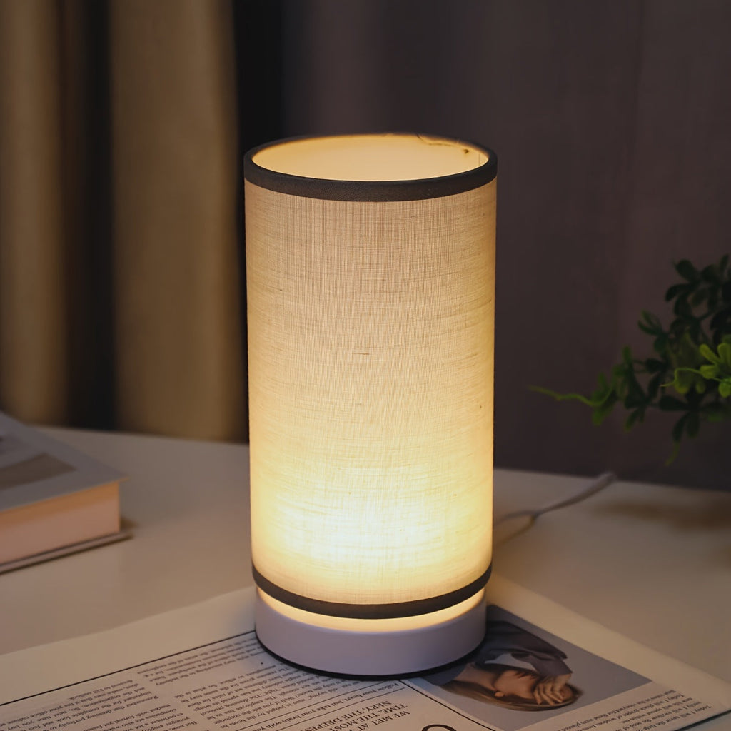 ModernLight – Illuminated USB Table Lamp in Cylinder