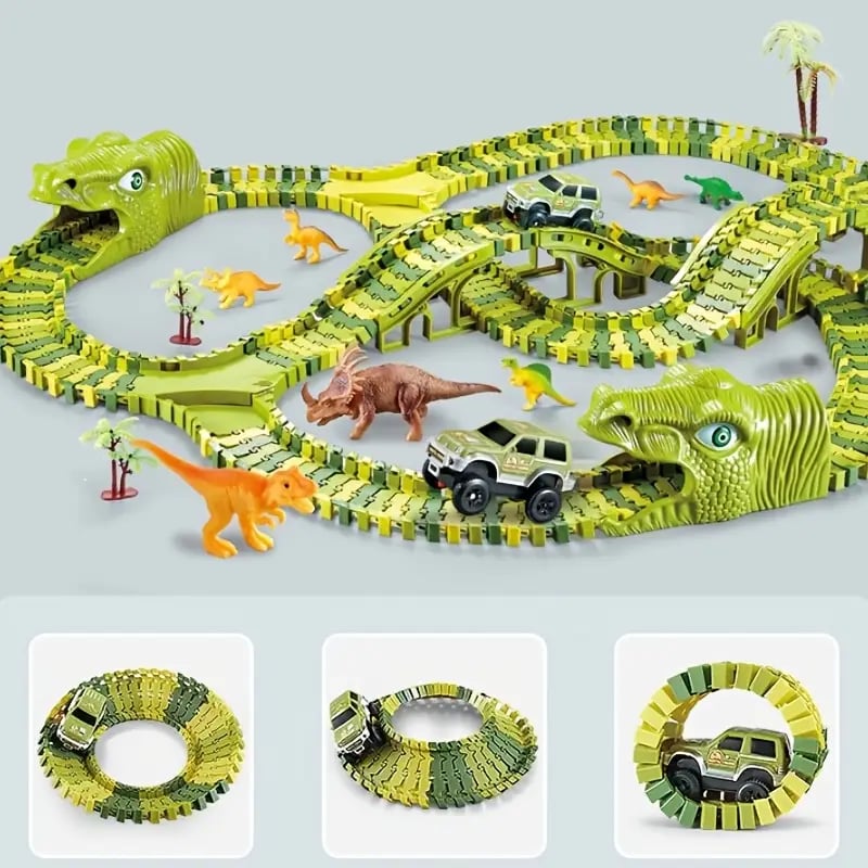 SpeedFlex Track – Flexible Racetrack with LED Vehicles