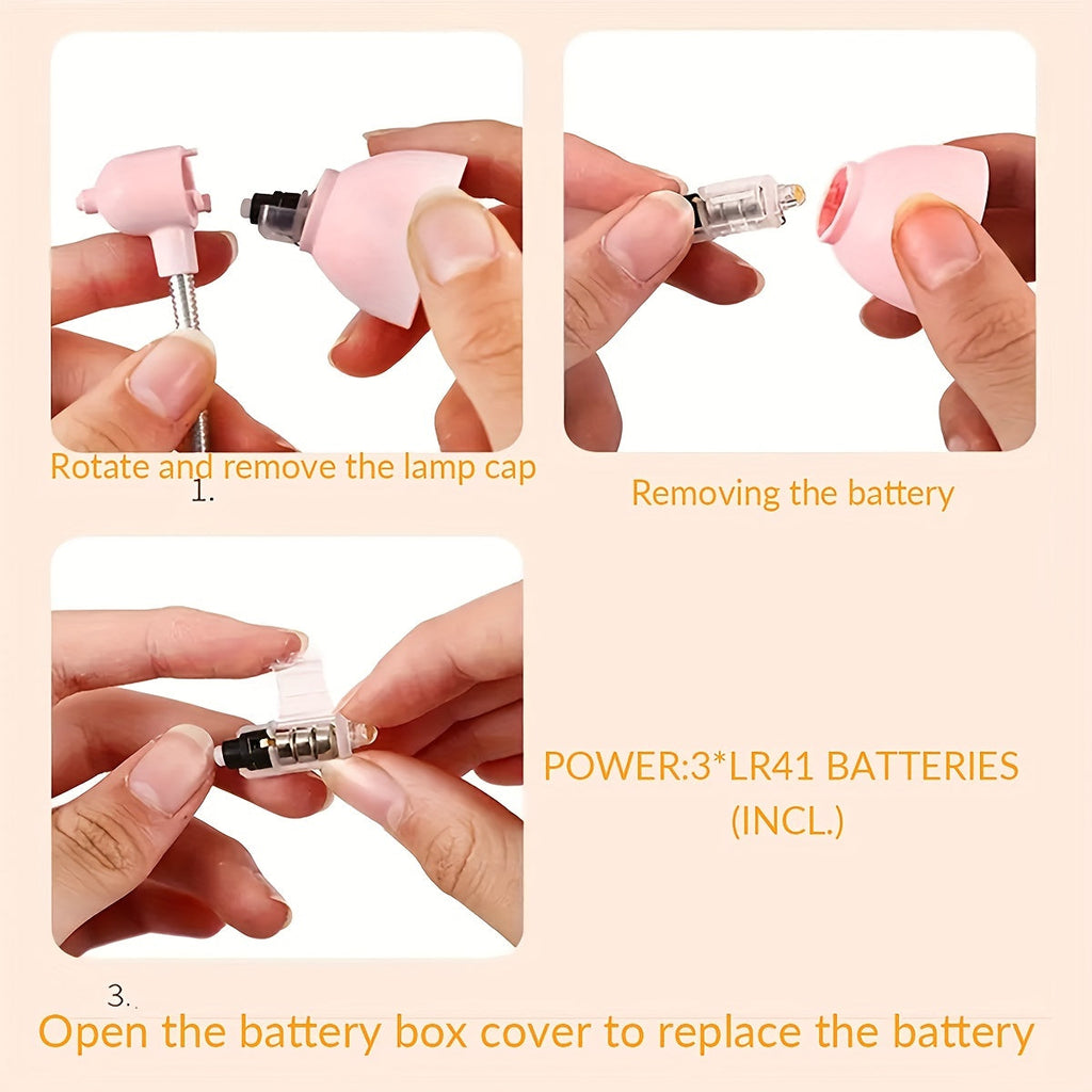 MiniGlow Lamp - Portable Clip-On Reading Light