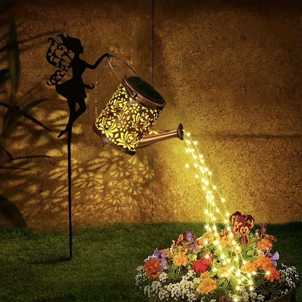 SolarSprinkle – Enchanting Solar Watering Can with Lights