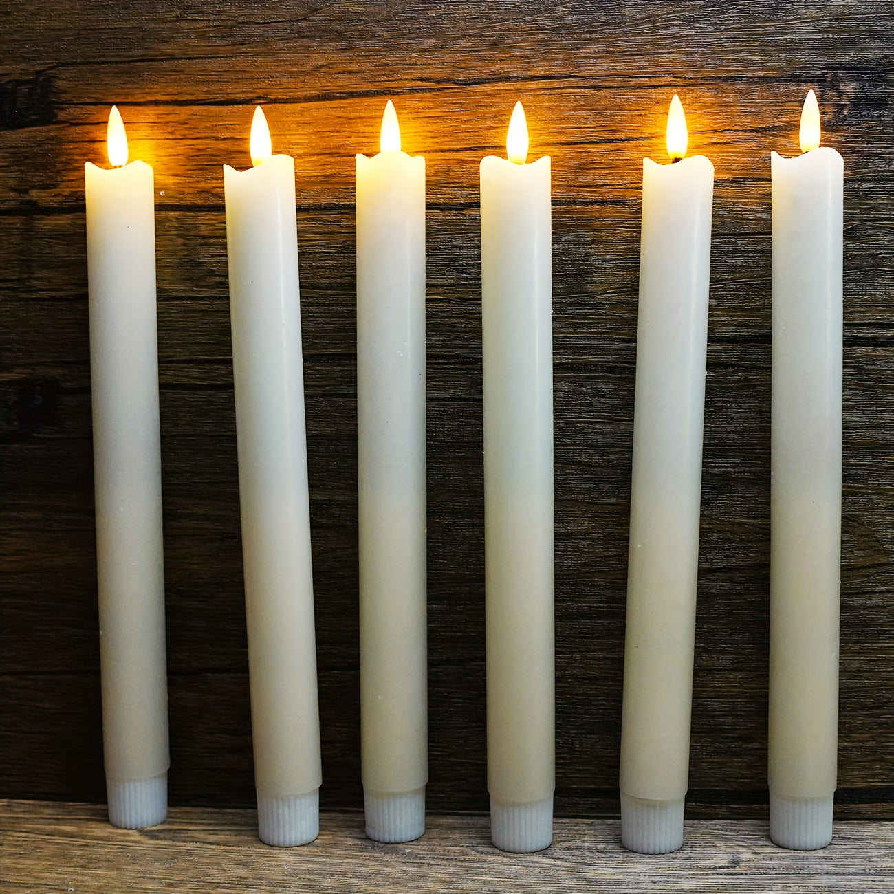 Eebuss Flameless Taper Candles – Realistic LED Effect