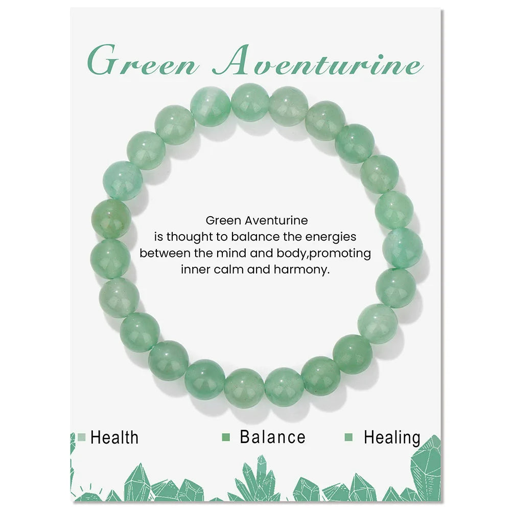 Aria: Natural Crystal Bracelet for Healing Energy