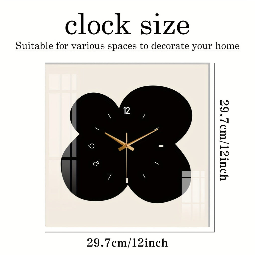 FloralTime Clock - Elegant Floral Wall Clock
