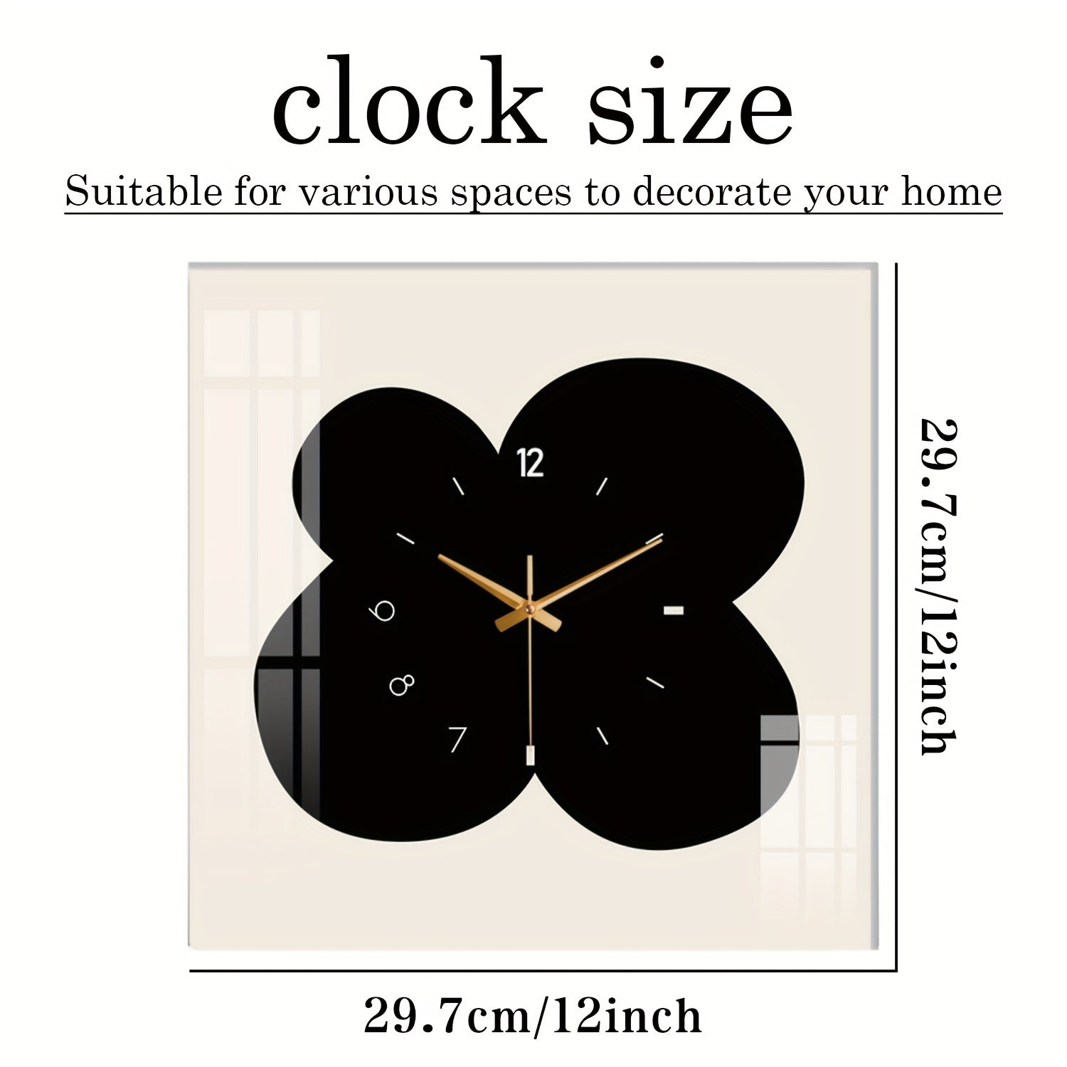 FloralTime Clock - Elegant Floral Wall Clock