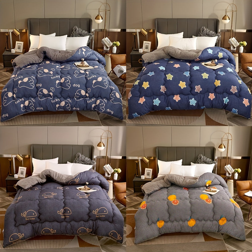SherpaComfort – Luxury Fleece Blanket with Cartoon Design