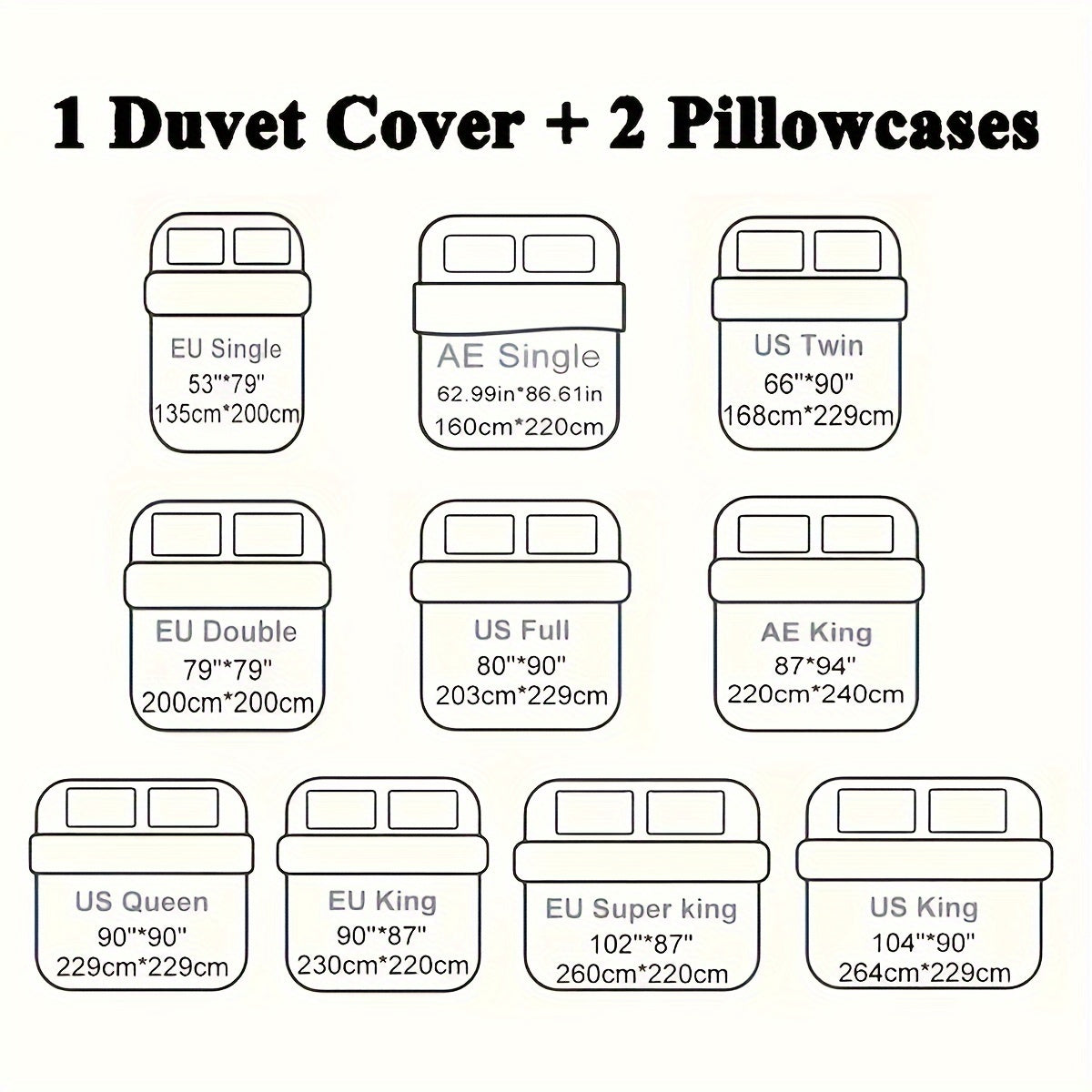 Ultra-Soft Plush Duvet Cover Set with Zipper - Luxury & Comfort