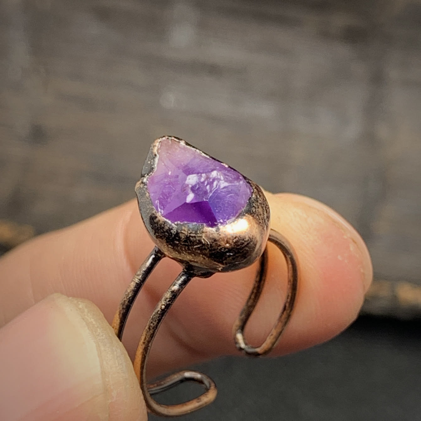 Elegant Natural Birthstones Ring - Selina