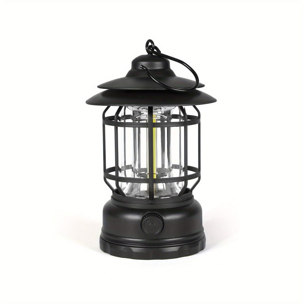 RetroGlow Lamp – Dimmable Rechargeable LED Outdoor Lighting