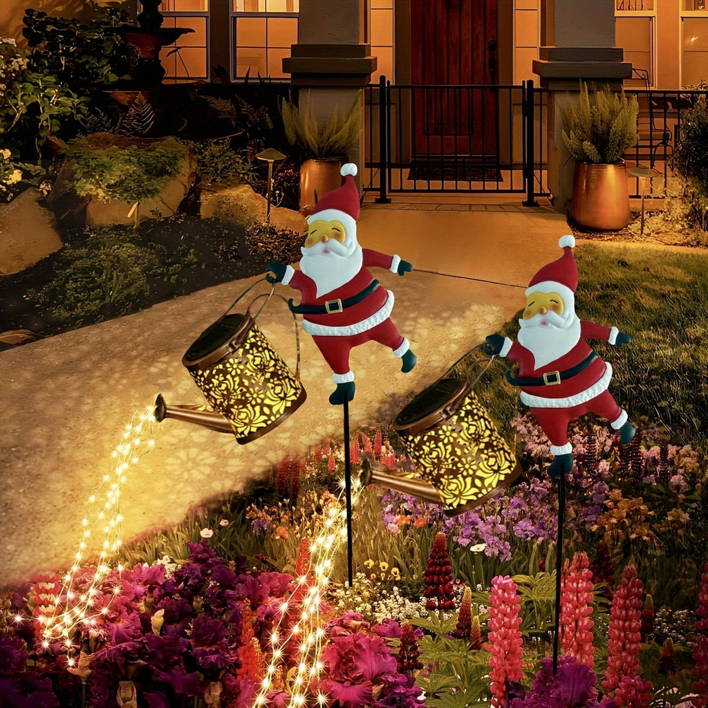 LumiFlow – Solar Powered Waterfall LED Garden Lights
