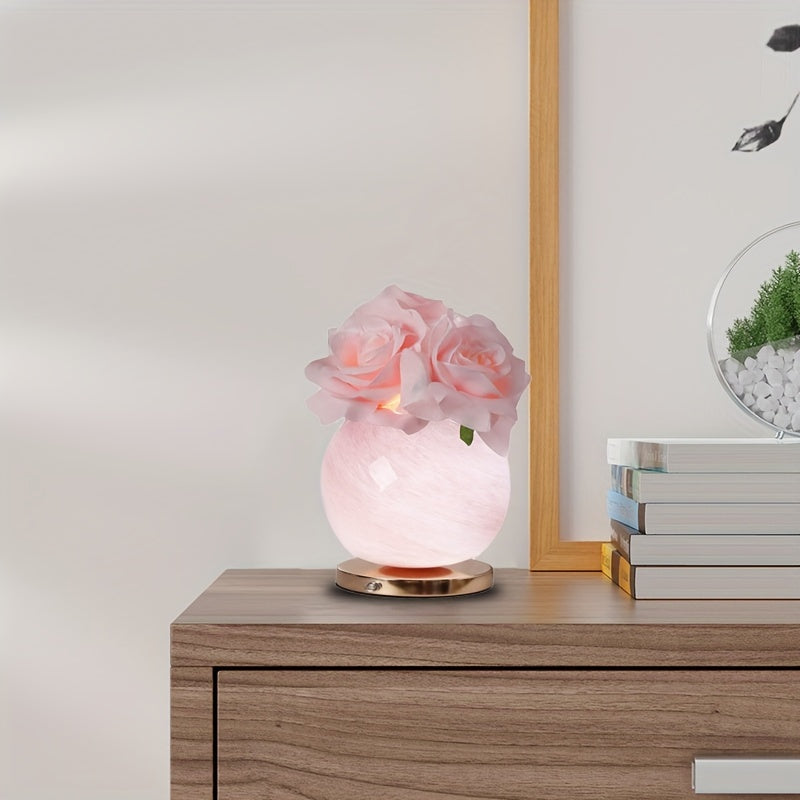 LumiDecor - Stylish LED Table Lamp with USB Charging Function