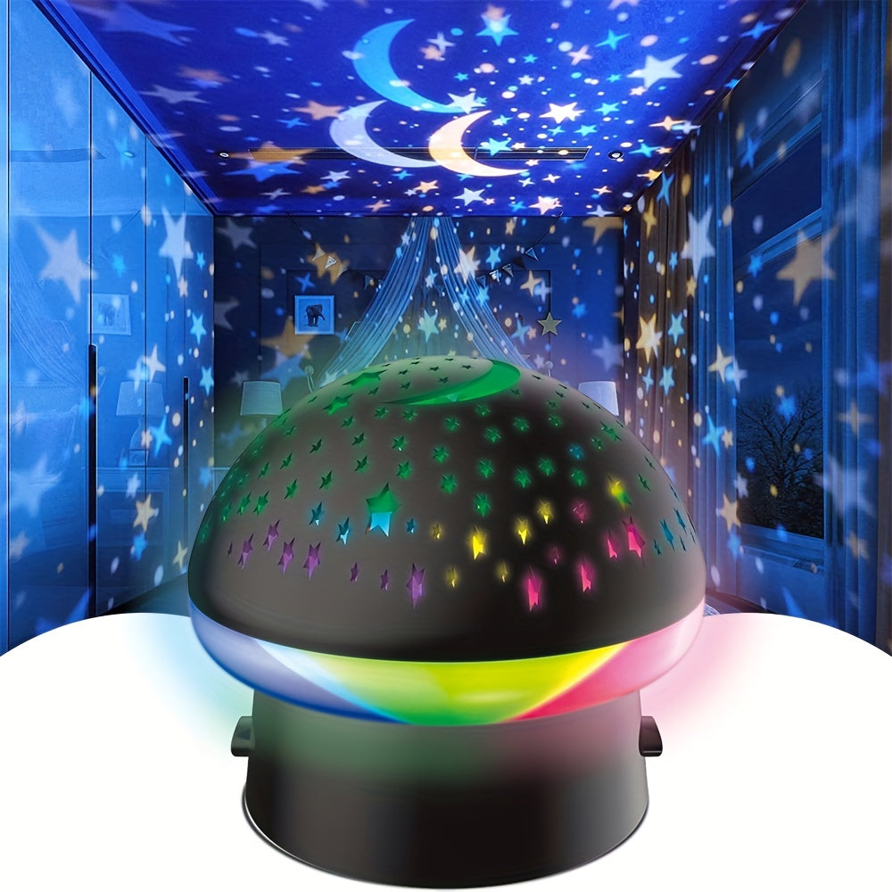 StarryGlow Lamp – Magic Mushroom Night Projector