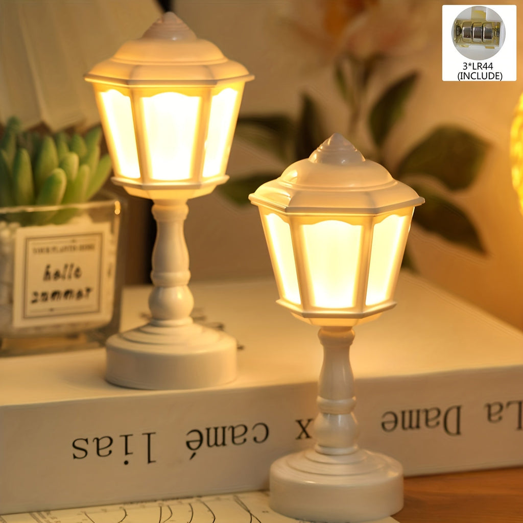 RetroGlow Lamp - Compact LED Desk Lamp for Bedrooms