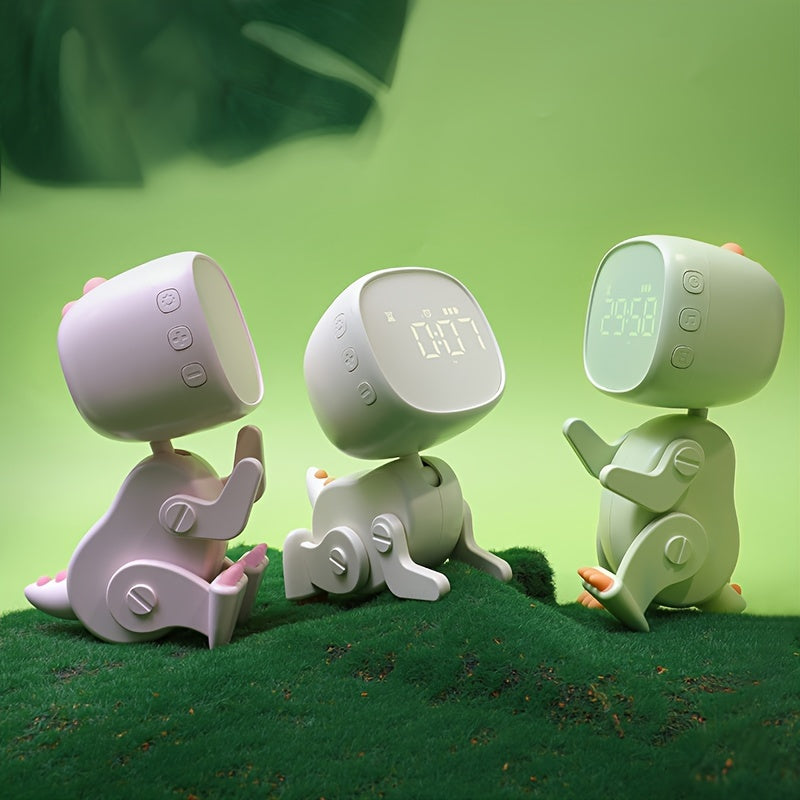 TimeDino - Creative Cartoon Alarm Clock with USB