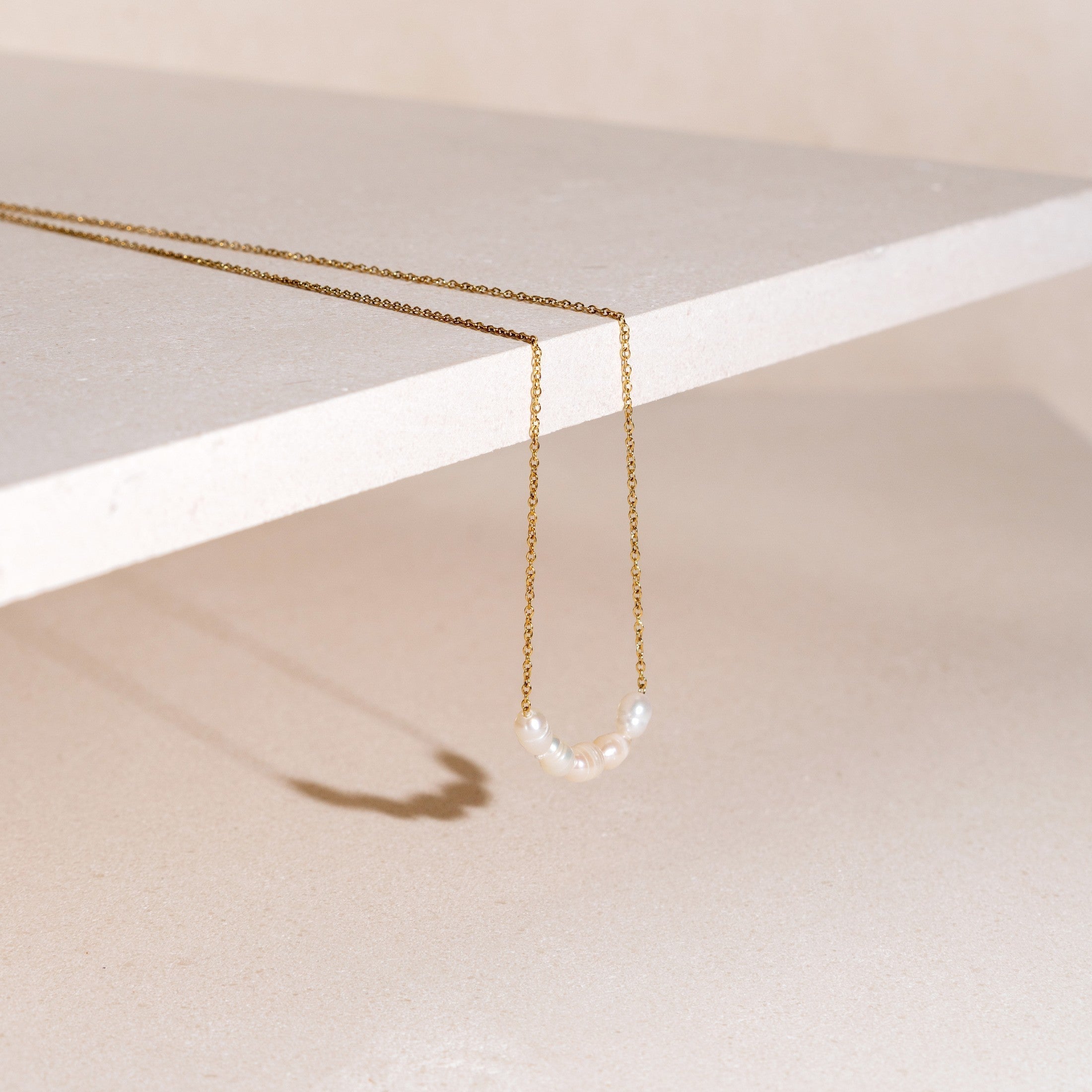 Elegant Celina Necklace with Luxurious Freshwater Pearls