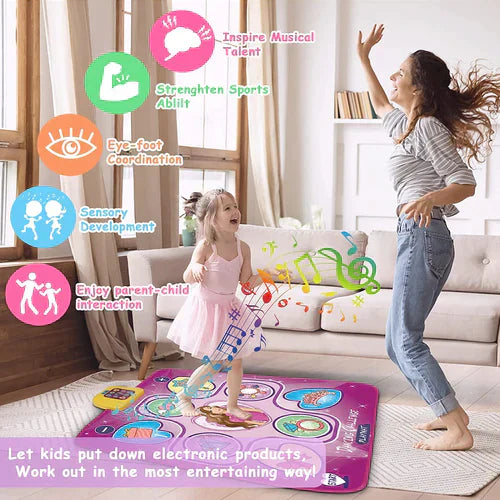 RhythmGlow - Interactive LED Dance Mat for Home
