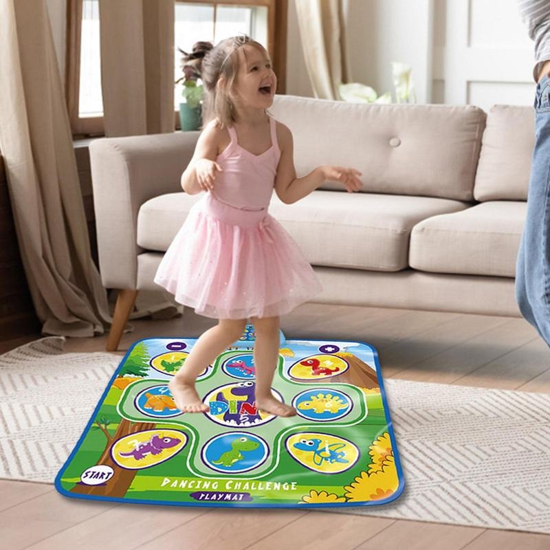 RhythmGlow - Interactive LED Dance Mat for Home