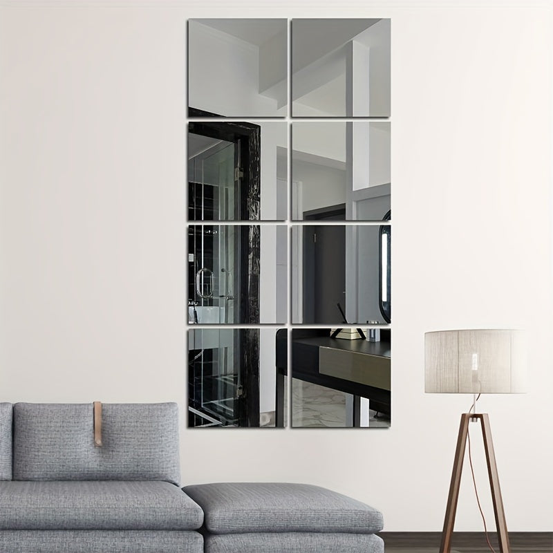 EleganceMirror – Luxury 3D Acrylic Mirror Tile Set