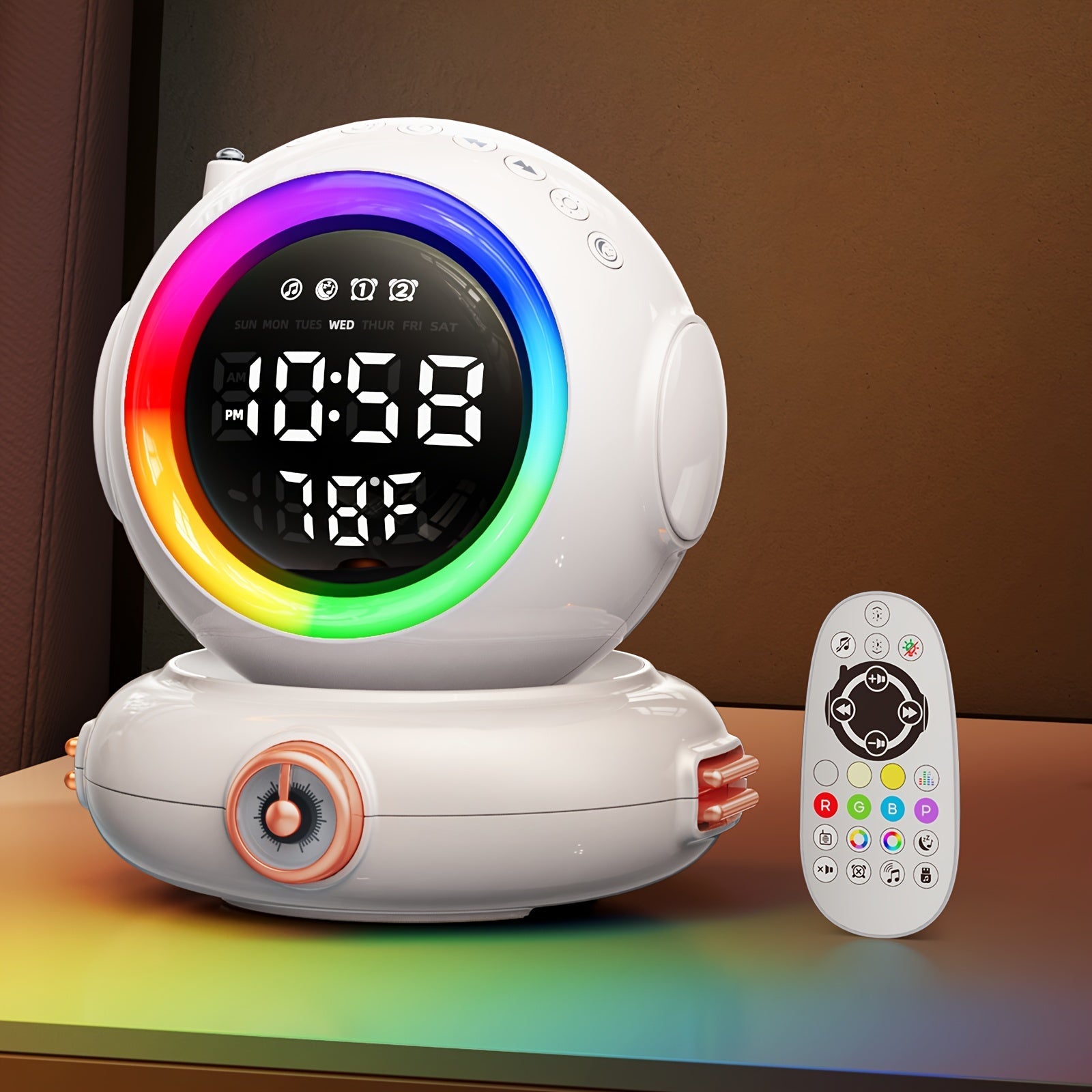 LunaRise - Wake-up Light with Bluetooth Speaker and FM Radio