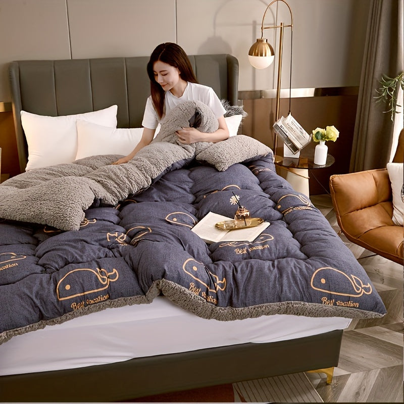 SherpaComfort – Luxury Fleece Blanket with Cartoon Design